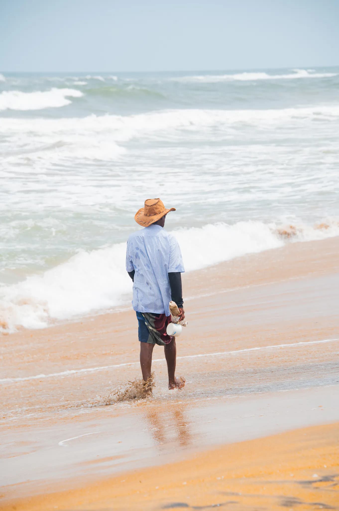 Mount Lavinia beach, a short walk away