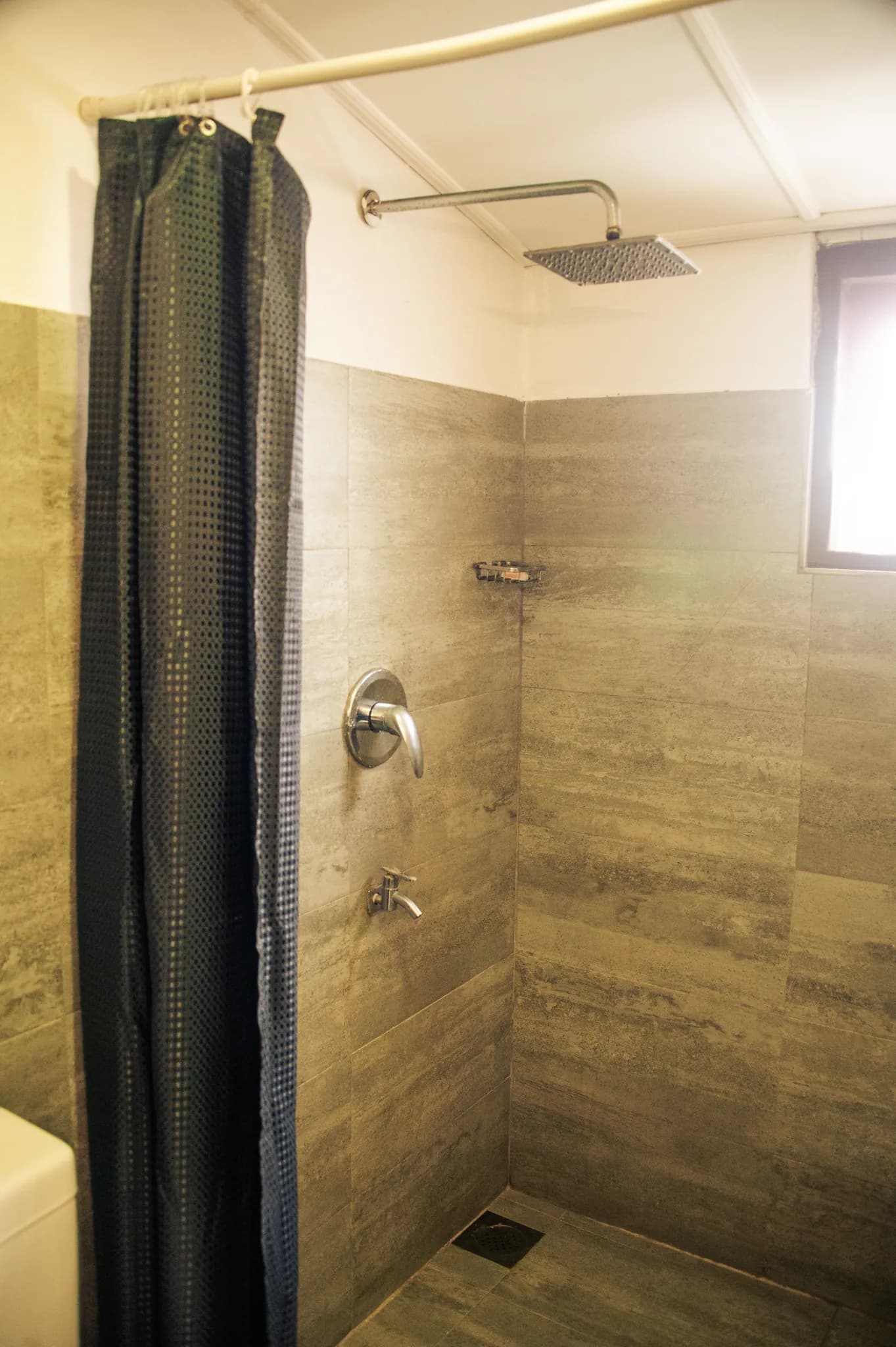 Hot water rain shower