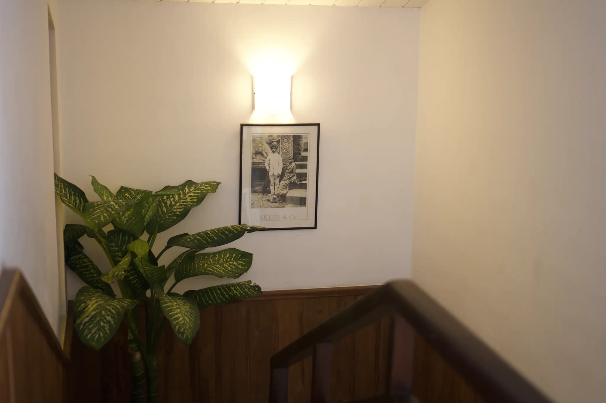 The stairway