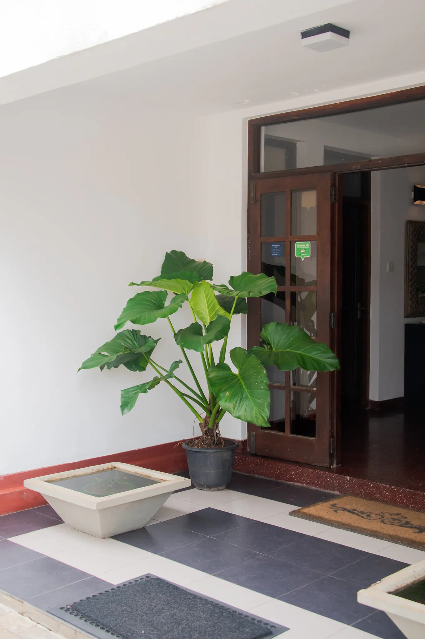 The entrance hall